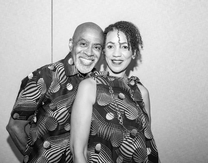 Angelique Cooper McGlotten with her husband, Kyle